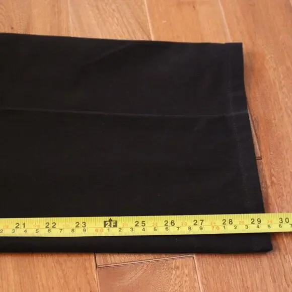 St. John Sport High Rise Wide Leg Black Trouser Pants 12